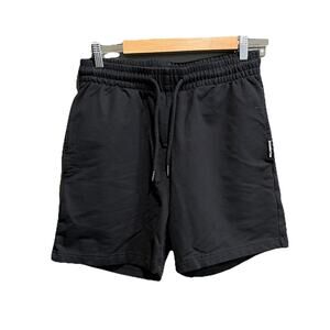 Bearbottom Black Pull On Drawstring Men's Activewear Shorts Size Medium‎ - 7"